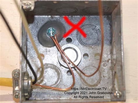 can you leave metal outliet box un secured|do electrical outlet boxes ground.